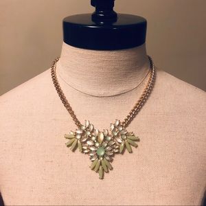 Floral statement necklace